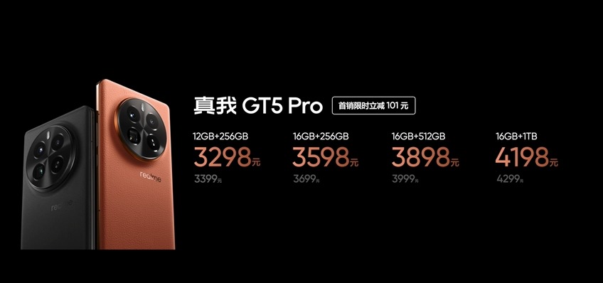 گوشی پرچمدار ریلمی GT 5 Pro معرفی شد